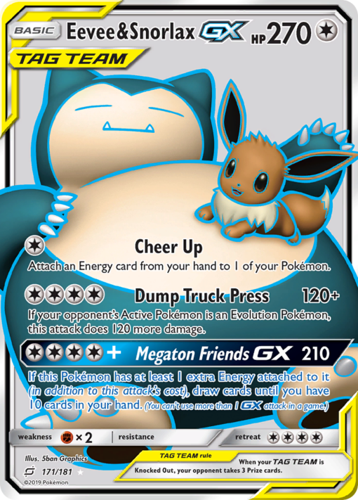 Eevee & Snorlax-GX