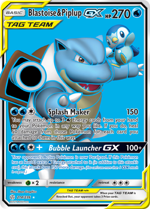 Blastoise & Piplup-GX