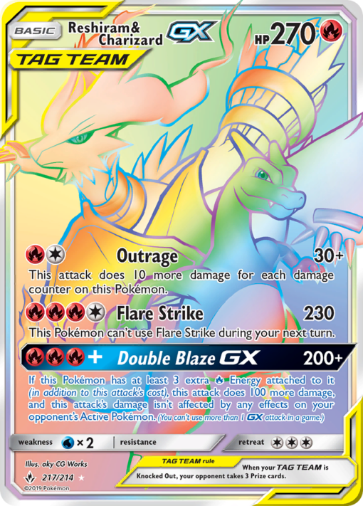 Reshiram & Charizard-GX