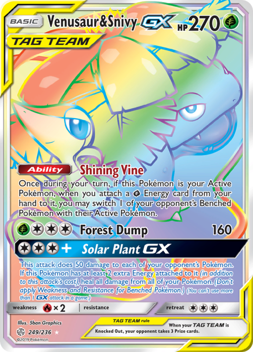 Venusaur & Snivy-GX